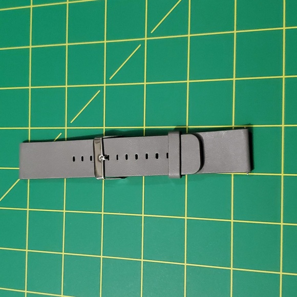 Grey Leather Fitbit Blaze Band - Picture 3 of 5